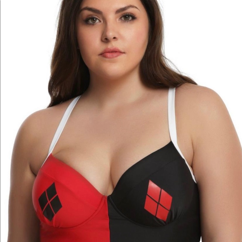 DC Comics Harley Quinn Swim Top & Bottom Plus Size 2